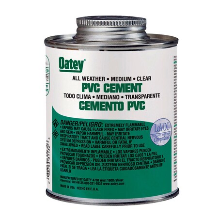 Oatey Cement Pvc All Temp 16Oz 31132
